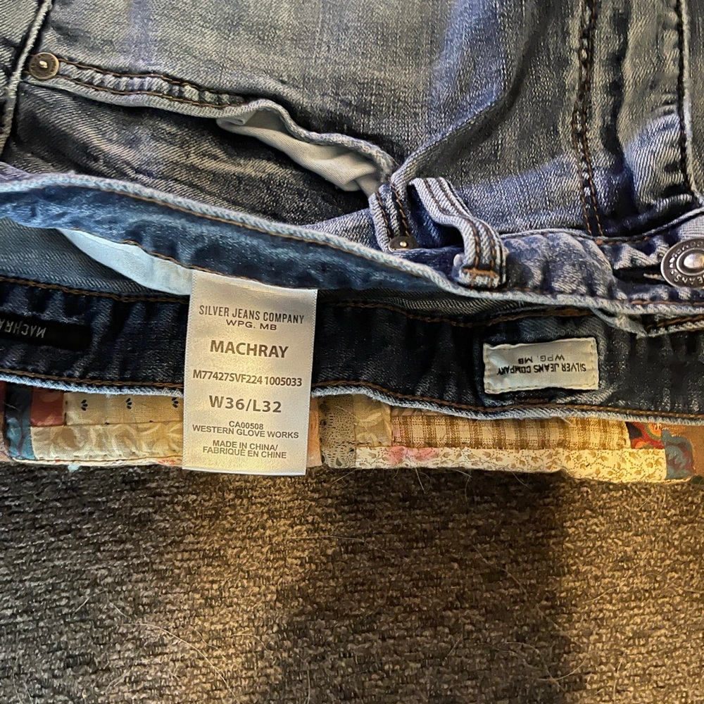 Silver jeans 36x32